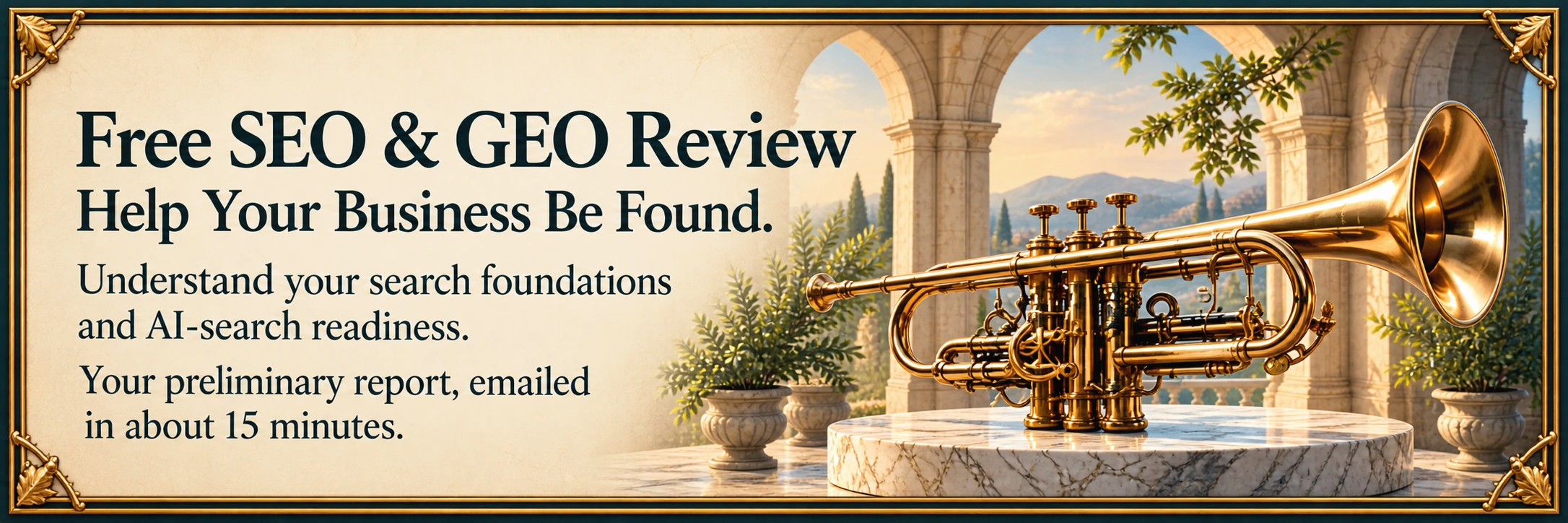 Free SEO GEO Review Header