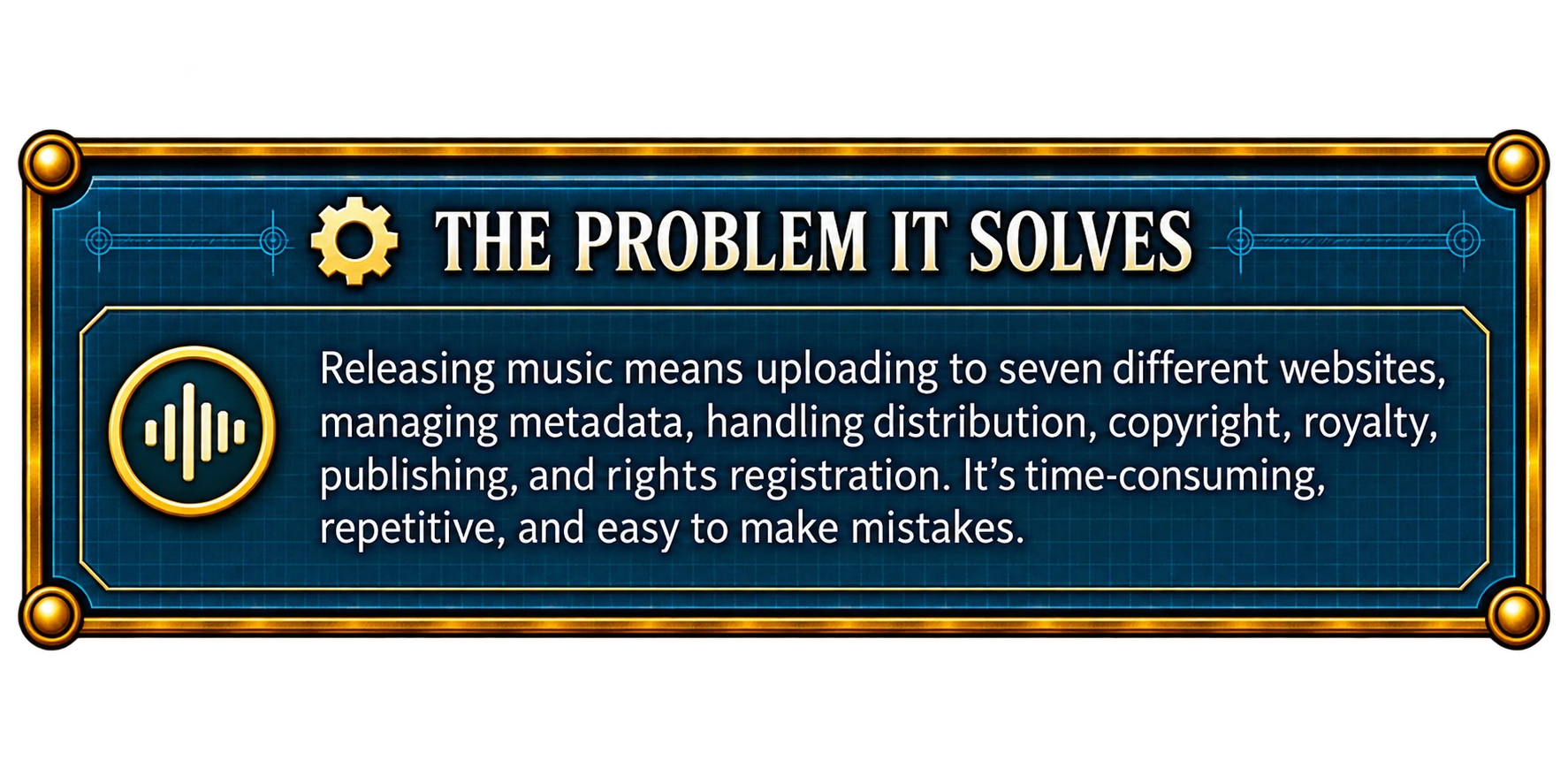 Music Streamline, the problem it solves.