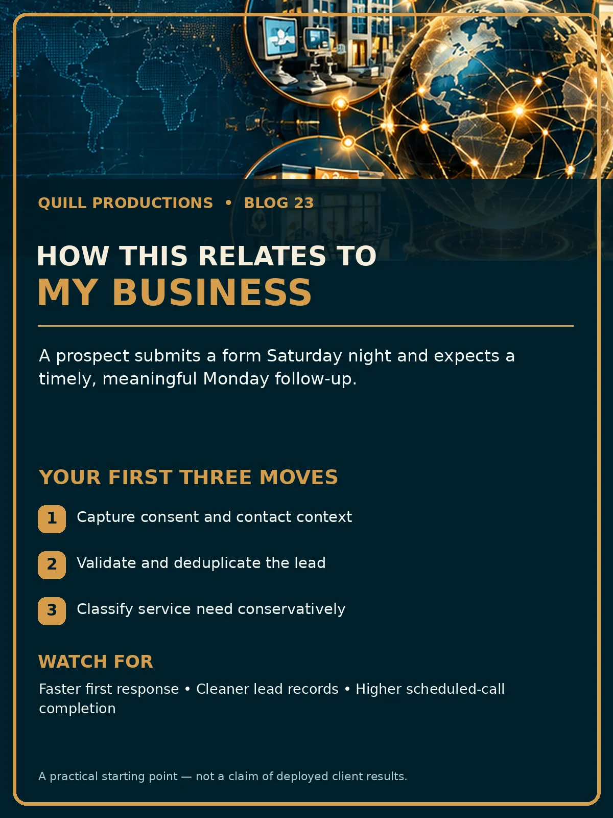Business impact flyer for Automated Lead Routing Without Losing the Human Handoff