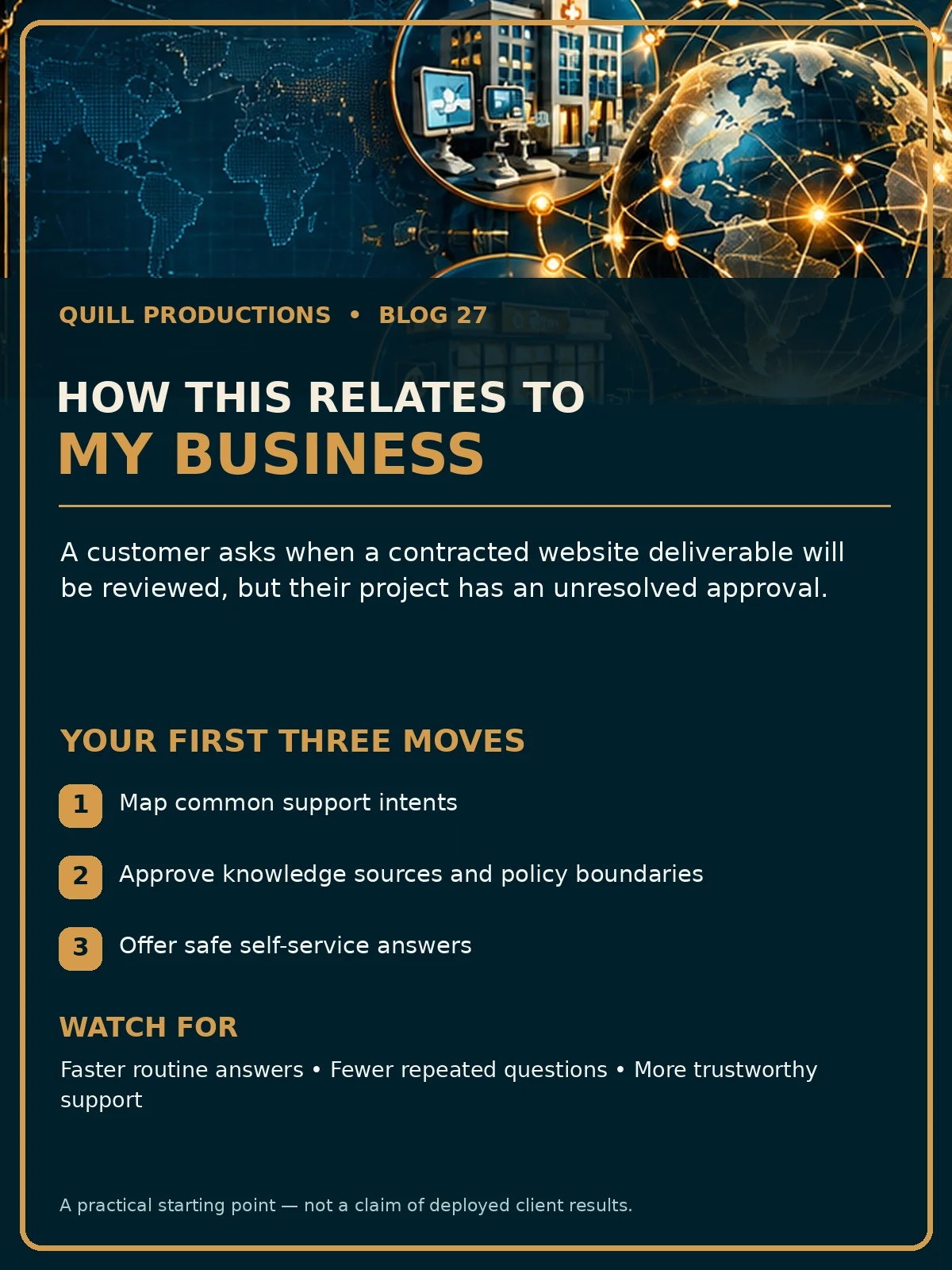 Business impact flyer for Customer Service AI That Knows When to Escalate