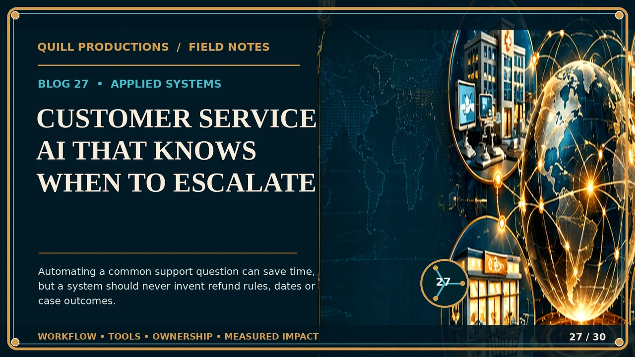 Customer Service AI That Knows When to Escalate