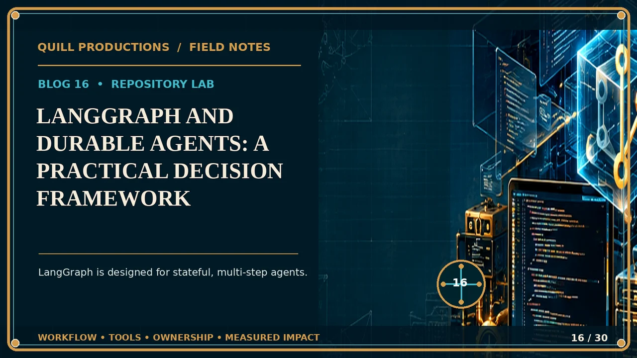 LangGraph and Durable Agents: A Practical Decision Framework