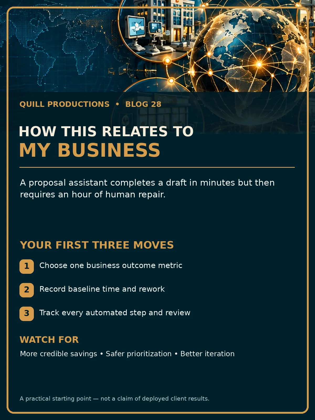 Business impact flyer for Measuring Agent ROI Beyond Tokens and Demo Speed