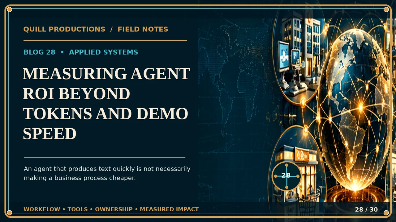 Measuring Agent ROI Beyond Tokens and Demo Speed