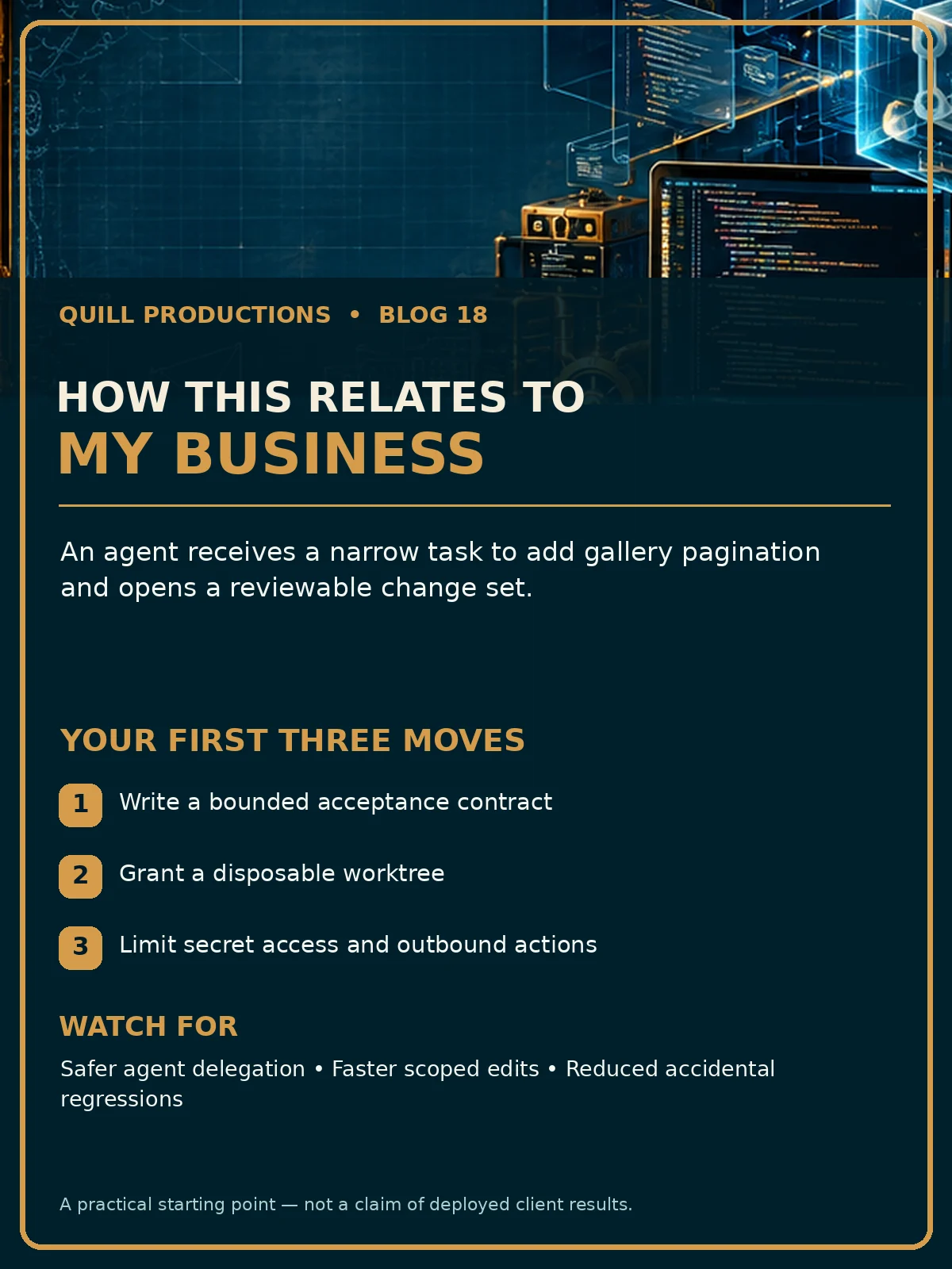 Business impact flyer for OpenHands and Coding Agents: Delegation Without Losing Review