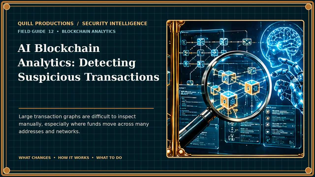 AI Blockchain Analytics: Detecting Suspicious Transactions