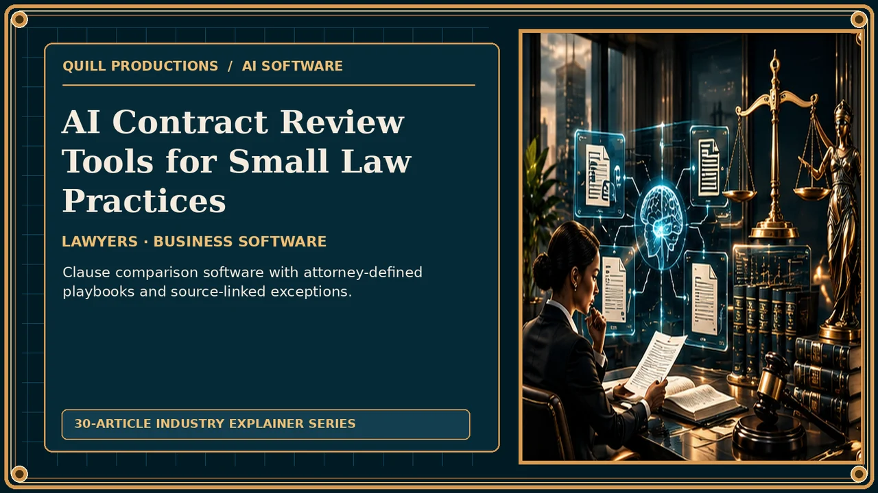 AI Contract Review Tools for Small Law Practices