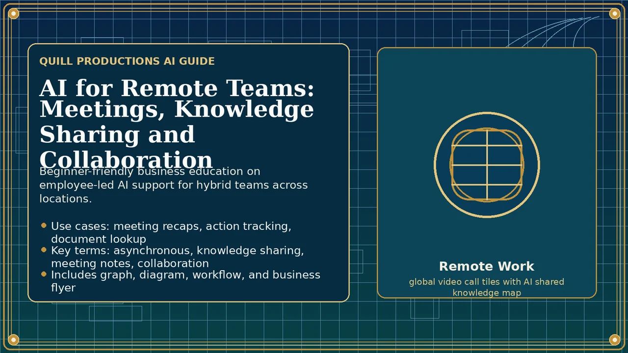 AI for Remote Teams: Meetings, Knowledge Sharing and Collaboration