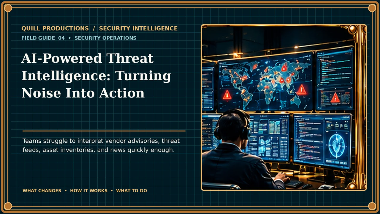 AI-Powered Threat Intelligence: Turning Noise Into Action