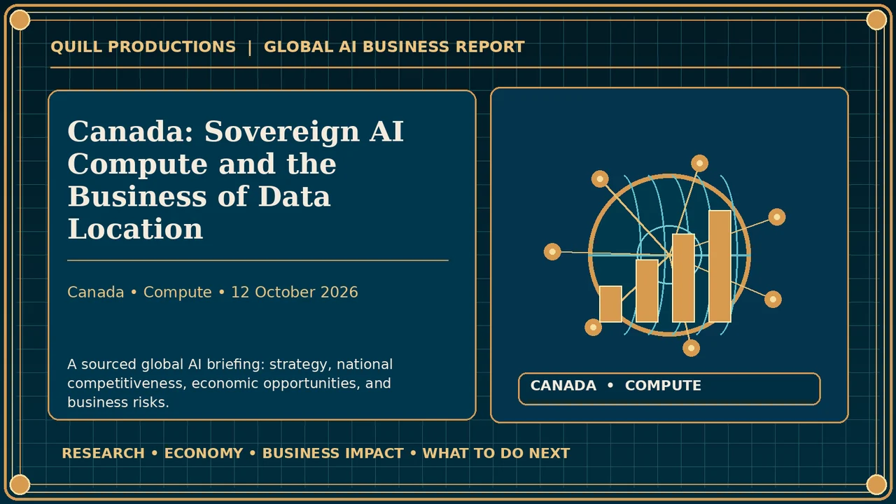 Canada: Sovereign AI Compute and the Business of Data Location