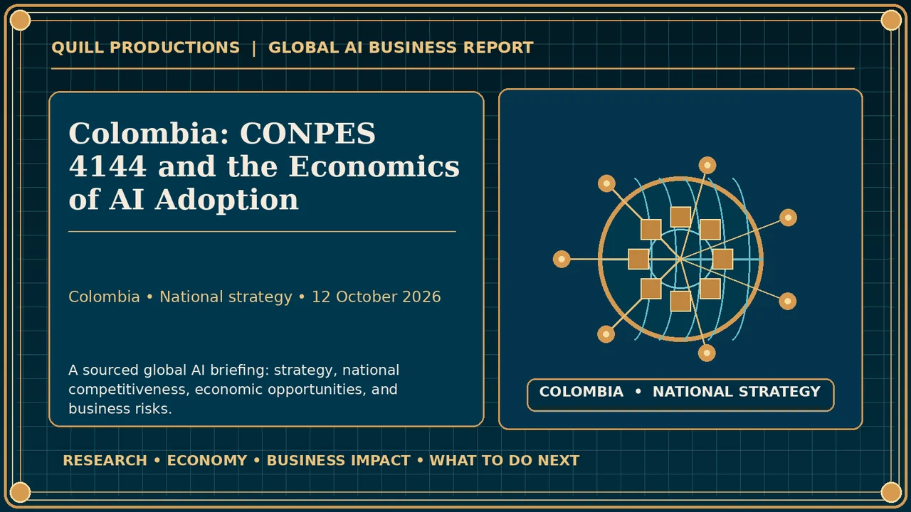 Colombia: CONPES 4144 and the Economics of AI Adoption