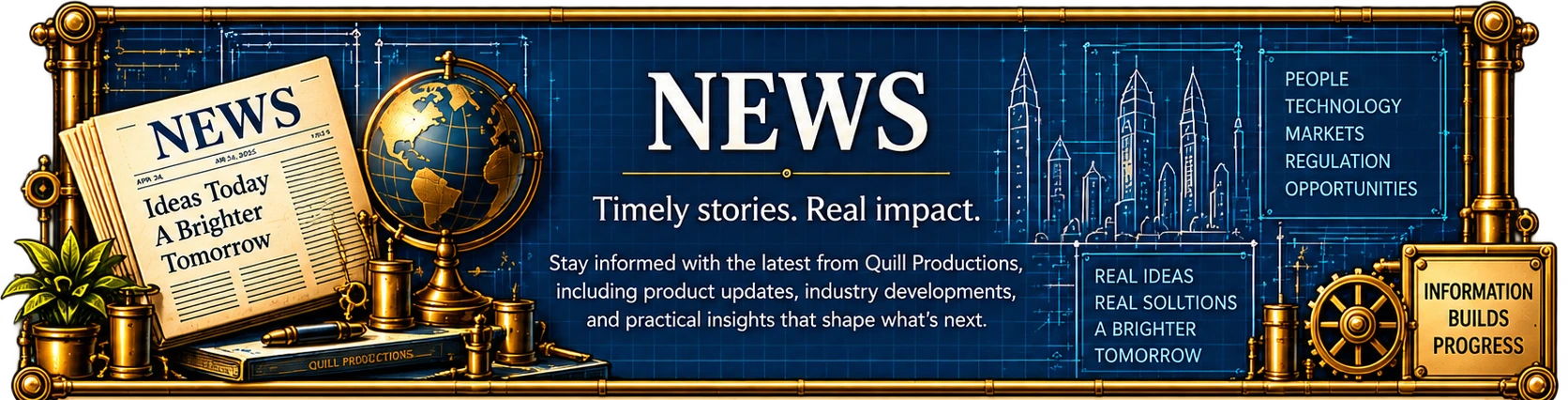 News. Timely stories, real impact. Stay informed with the latest from Quill Productions, including product updates, industry developments, and practical insights that shape what is next.