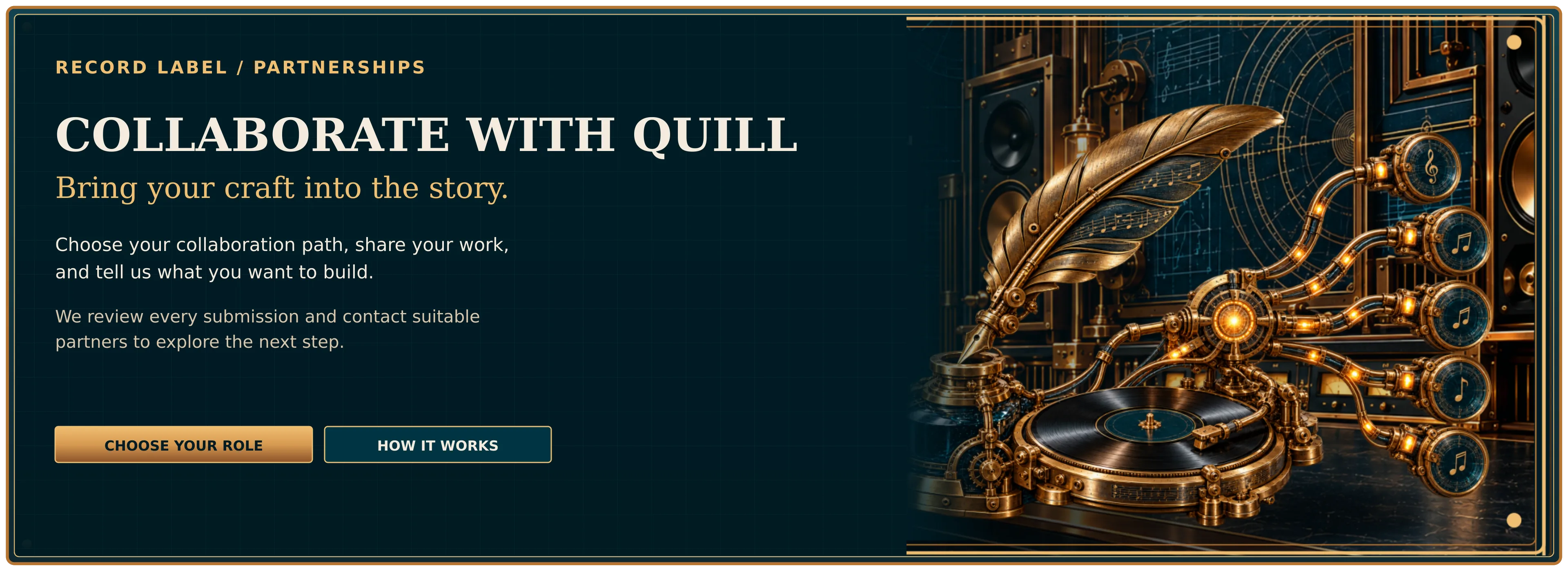 Collaborate With Quill: tell us what you do and what you want to build.