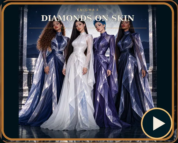 The supplied cover artwork for Diamonds On Skin, from the Enigma 4 song-page master.