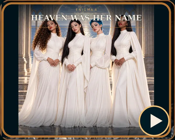 The supplied cover artwork for Heaven Was Her Name, from the Enigma 4 song-page master.