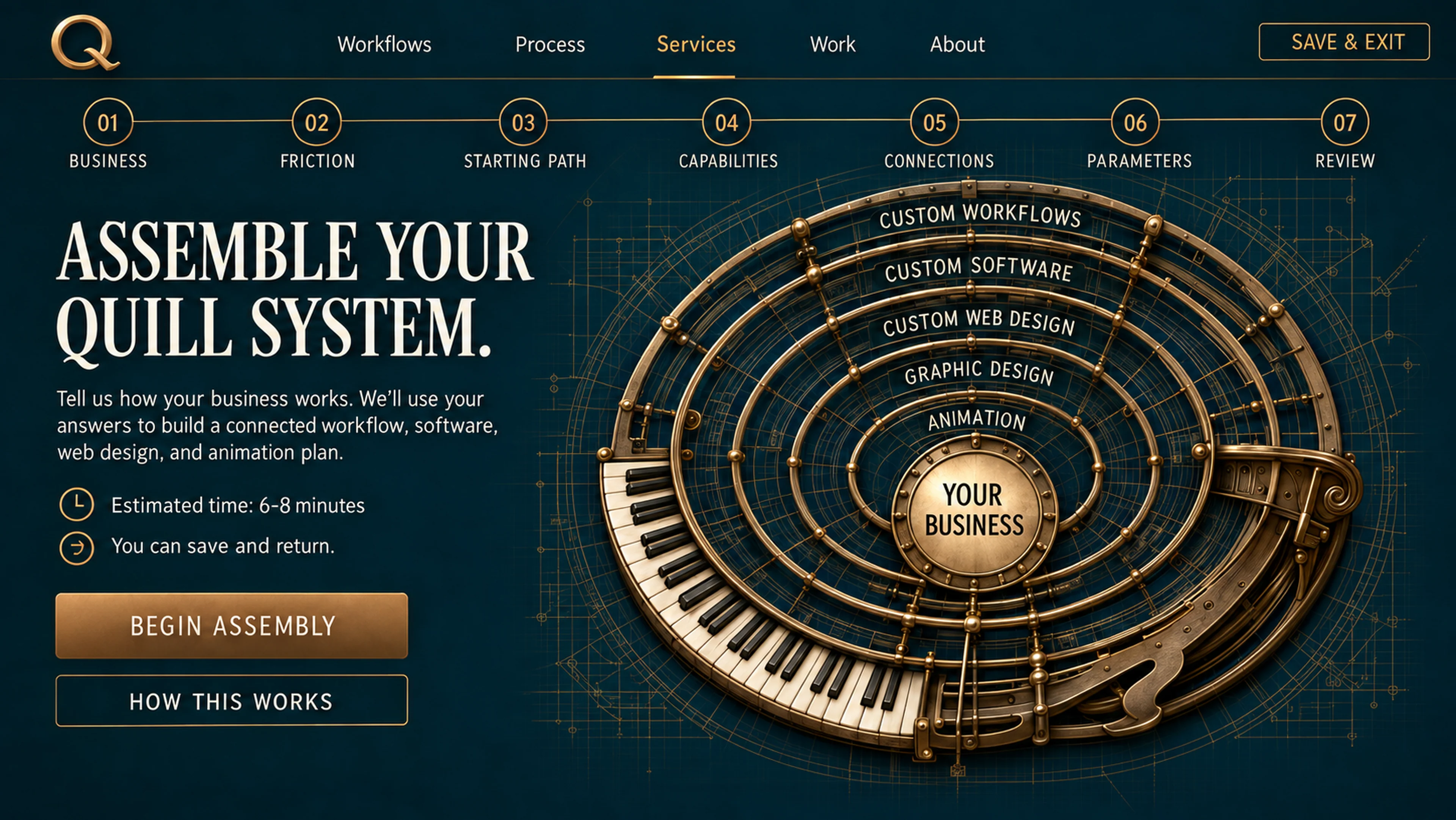 Assemble Your Quill System